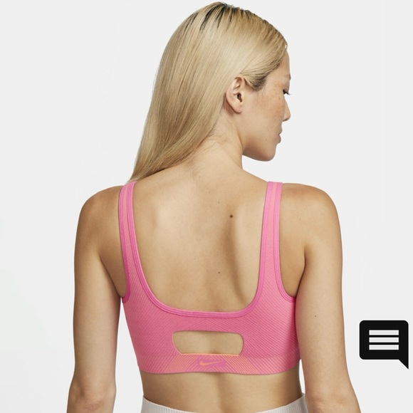 Nike Yoga Dri -Fit Indy Seamless Sports Bra Size small - Picture 2 of 10